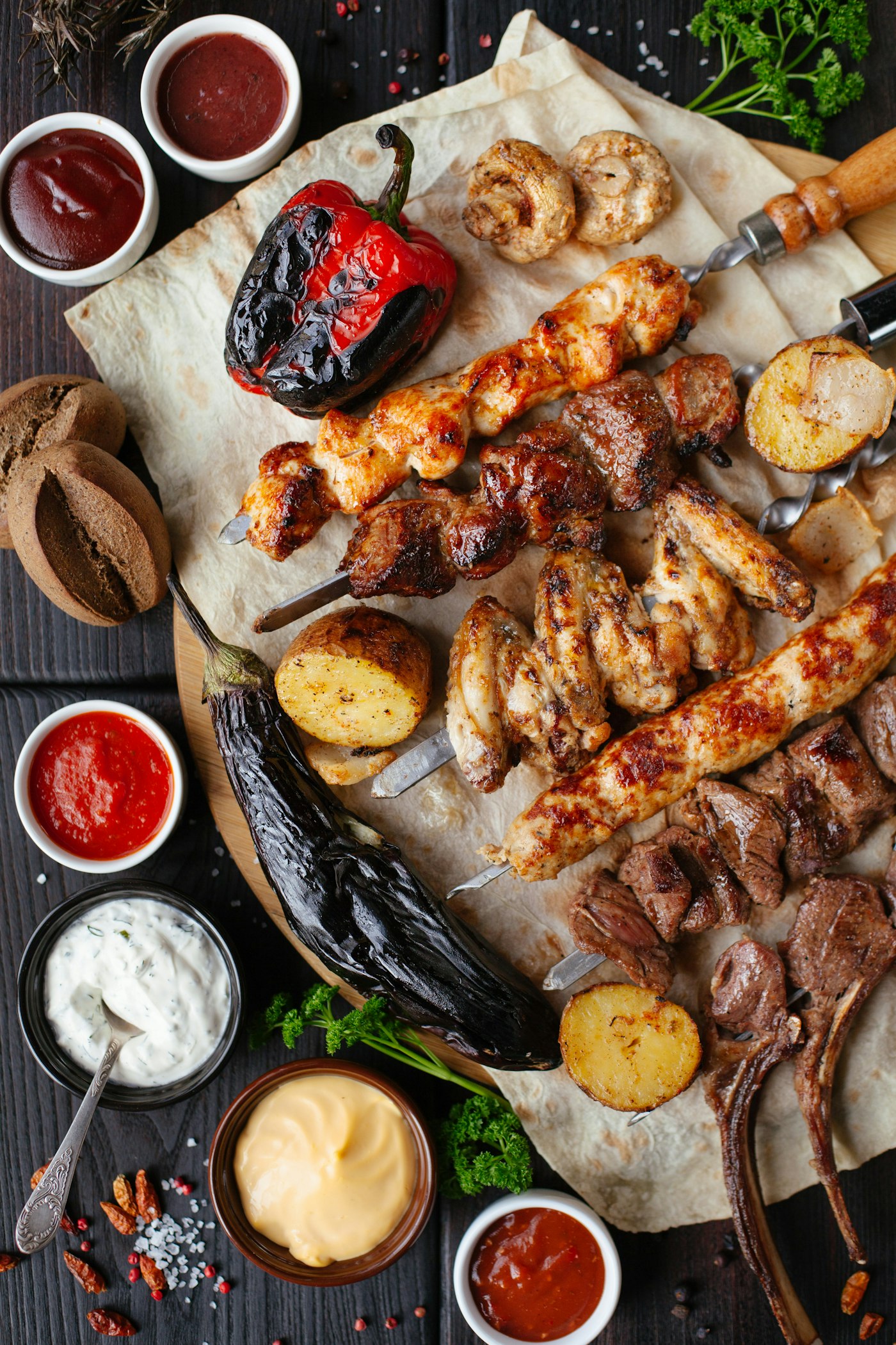 Parrillada en familia